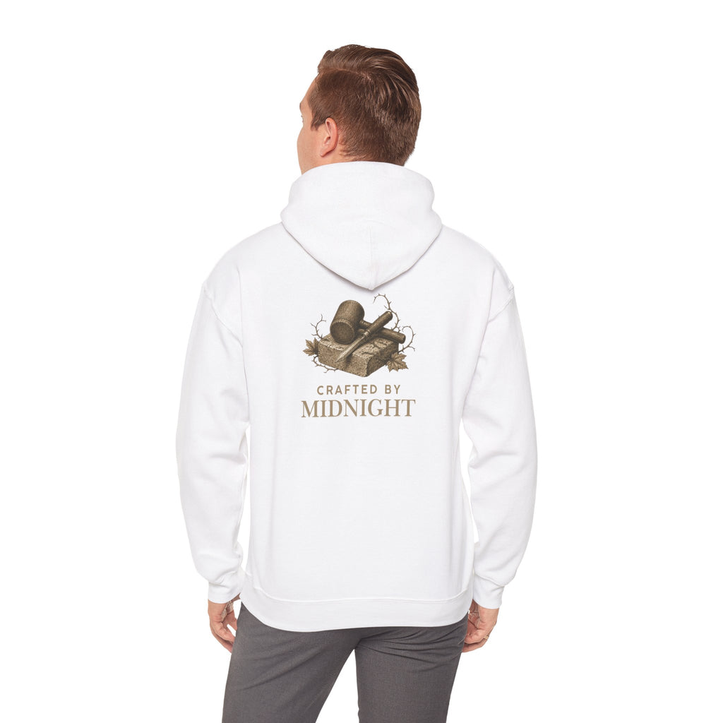 Masonic -Crafted by Midnight Hoodie | Halloween Graphic Hooded Sweatshirt