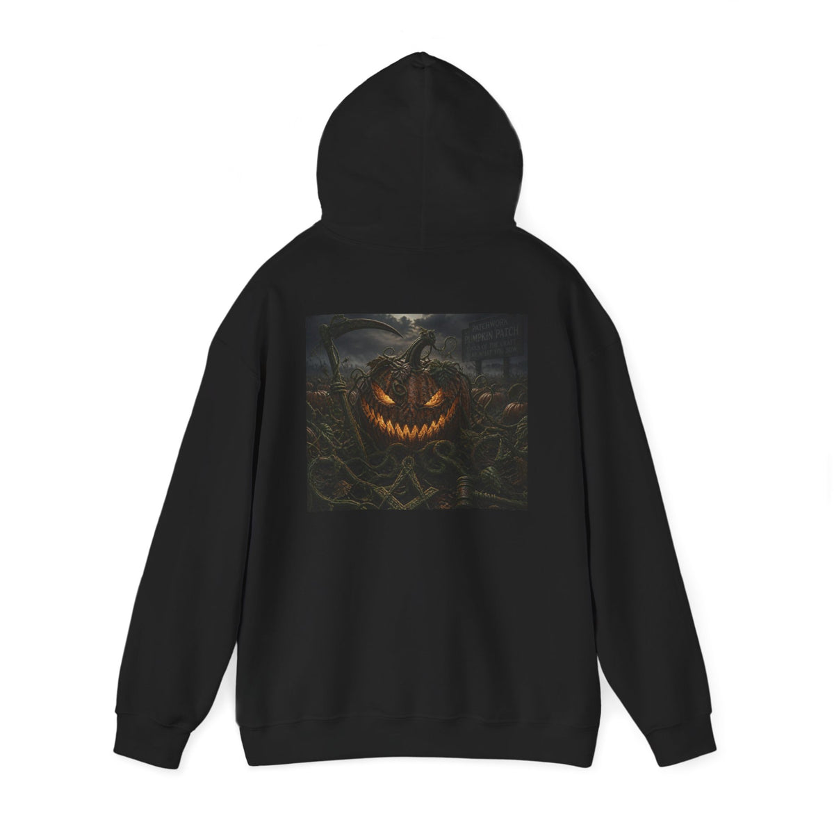 Masonic Reaper Pumpkin Hoodie | Hooded Sweatshirt