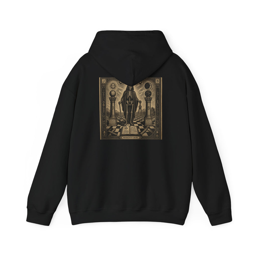 Light Font- Masonic Memento Mori Hoodie | Hooded Sweatshirt