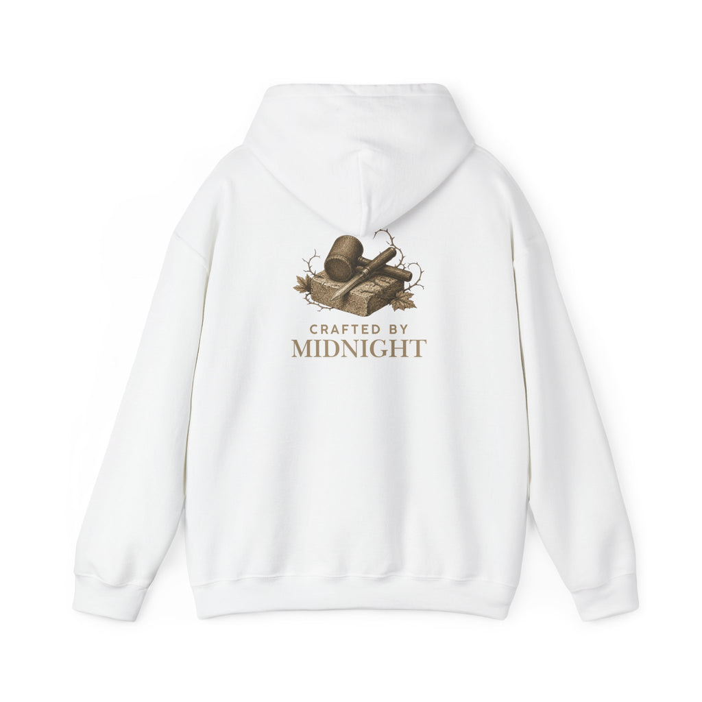 Masonic -Crafted by Midnight Hoodie | Halloween Graphic Hooded Sweatshirt